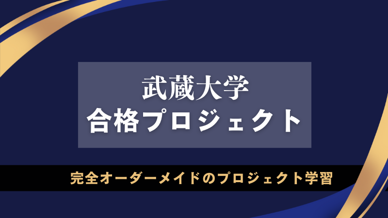 武蔵大学合格PJとは？【総合型選抜特化】逆転合格を実現する究極のマイ